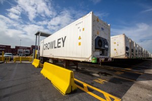 Crowley’s new USDA customs inspection dock in Port Everglades, Florida, results in more efficient perishable service from Central America and the Caribbean. 