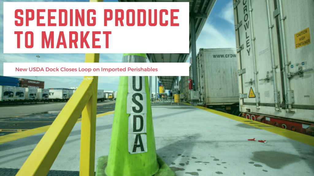 Crowley’s new USDA customs inspection dock in Port Everglades, Florida, results in more efficient perishable service from Central America and the Caribbean.