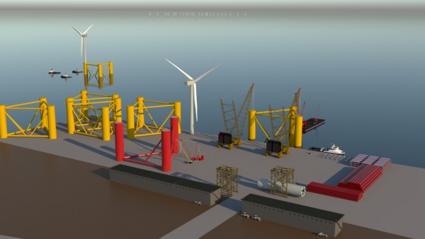 offshore wind floating Port