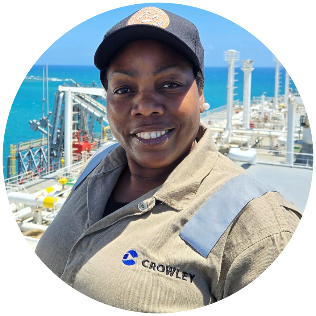 lng carrier crew - woman  
