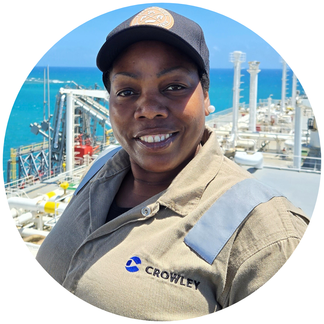 lng carrier crew - woman  